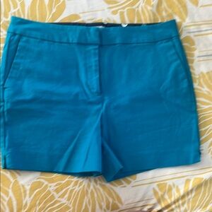 Boden Blue Bermuda Shorts Tailored Cotton Blend size 6